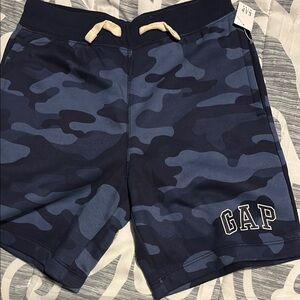 GAP Navy Camo Shorts with Drawstring